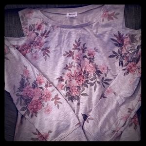 Cold shoulder sweatshirt